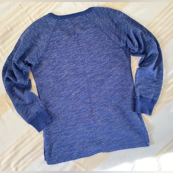 J. Crew NWOT Black Label French Terry Sweatshirt Raglan Sleeve Split Hem SZ SM - Picture 4 of 16